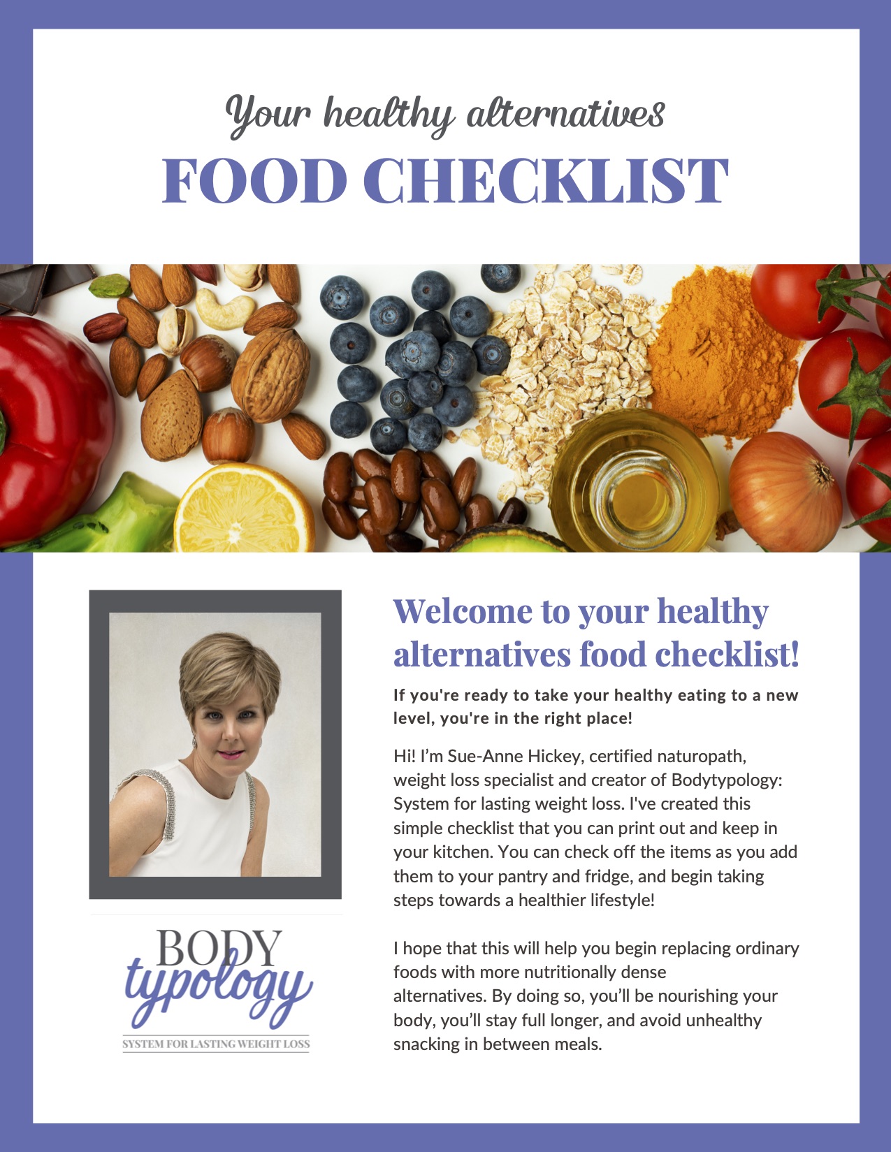 food checklist